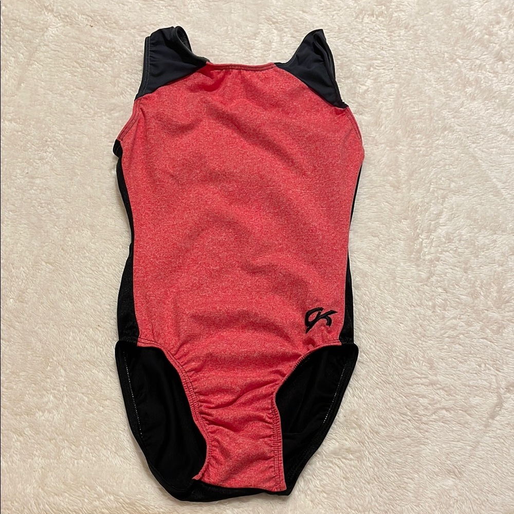 Red and Black Athletic Leotard